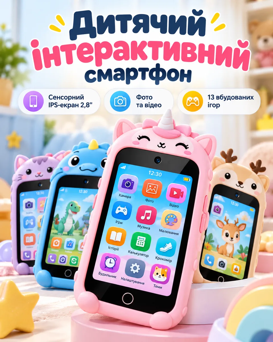 Дитячий інтерактивний смартфон